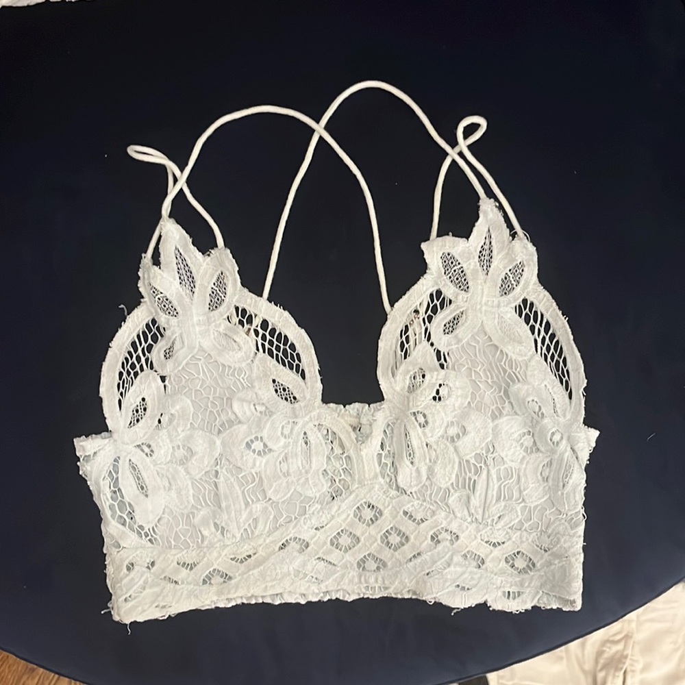 Light blue free people crop